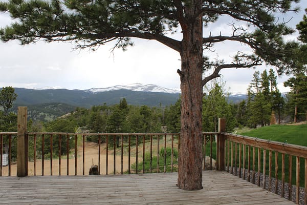 Wedding View of mountains